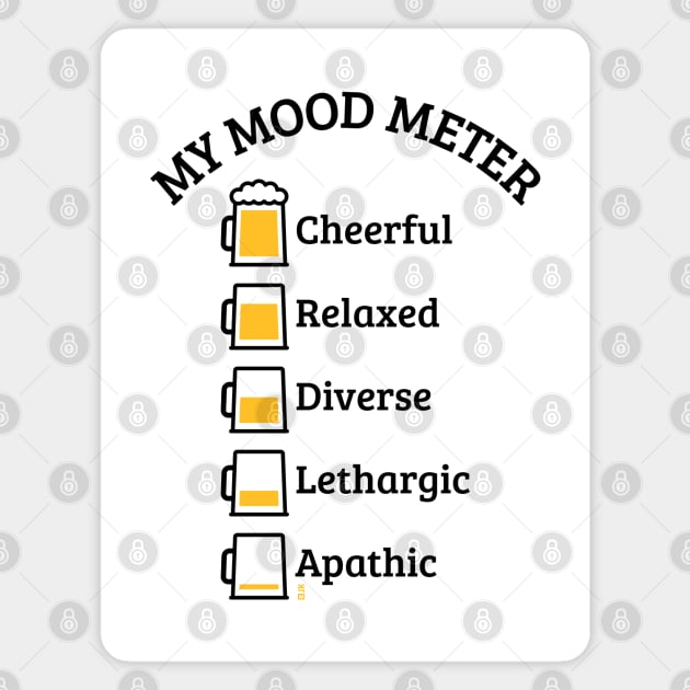 My Mood Meter (Beer Drinker / V3 / POS) Magnet by MrFaulbaum